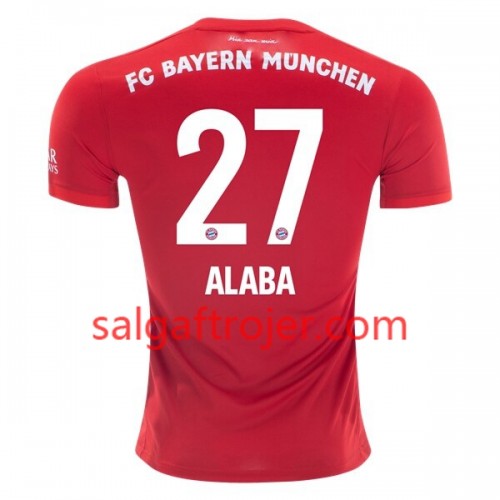 FC Bayern München Fodboldtrøjer David Alaba 27 Hjemmebanesæt 2019/20 Kort ærmer FC Bayern München Fodboldtrøjer David Alaba 27 Hjemmebanesæt 2019/20 Kort ærmer